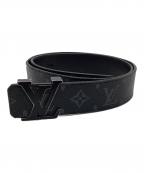 LOUIS VUITTONルイ ヴィトン）の古着「レザーベルト」｜ブラック