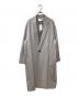 CITY（シティ）の古着「ノーカラーコート」｜ラベンダー
