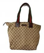 GUCCIグッチ）の古着「GGキャンバストートバッグ」｜ベージュ