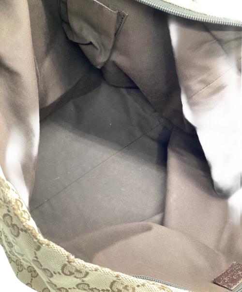 GUCCI（グッチ）GUCCI (グッチ) GGキャンバストートバッグ ベージュの古着・服飾アイテム