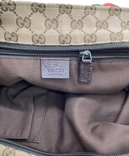 GUCCI（グッチ）GUCCI (グッチ) GGキャンバストートバッグ ベージュの古着・服飾アイテム