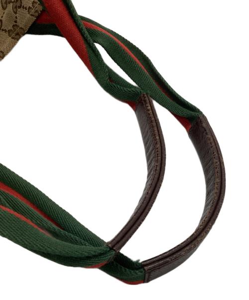 GUCCI（グッチ）GUCCI (グッチ) GGキャンバストートバッグ ベージュの古着・服飾アイテム