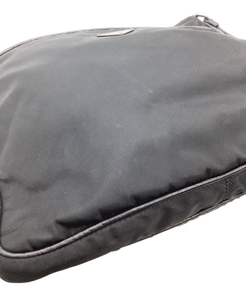 PRADA（プラダ）PRADA (プラダ) ナイロンショルダーバッグ ブラックの古着・服飾アイテム