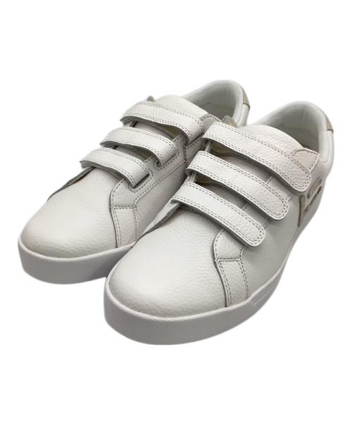 via SANGACIO（ヴィア・サンガチオ）via SANGACIO (ヴィア・サンガチオ) にゅーずスニーカー ホワイト×グレー サイズ:27 未使用品の古着・服飾アイテム