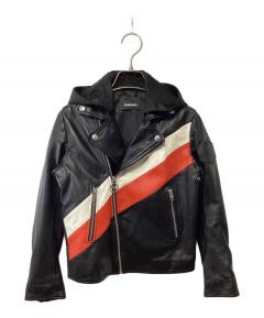 中古・古着通販】DIESEL (ディーゼル) シングルライダースジャケット