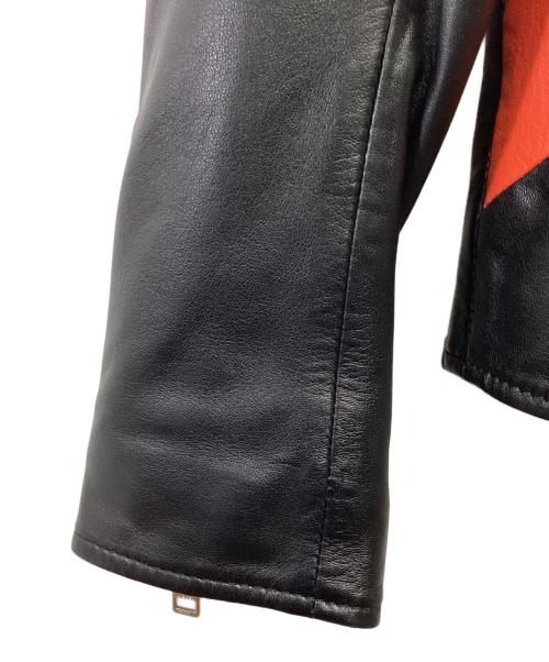 DIESEL（ディーゼル）DIESEL (ディーゼル) ダブルライダースジャケット ブラック サイズ:10の古着・服飾アイテム