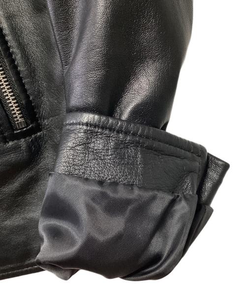 DIESEL（ディーゼル）DIESEL (ディーゼル) ダブルライダースジャケット ブラック サイズ:10の古着・服飾アイテム