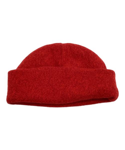 AMI PARIS（アミ パリス）AMI PARIS (アミ パリス) ニット帽 レッドの古着・服飾アイテム