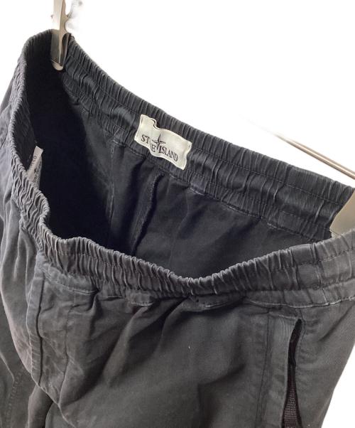 STONE ISLAND（ストーンアイランド）STONE ISLAND (ストーンアイランド) カーゴパンツ ブラック サイズ:W32の古着・服飾アイテム