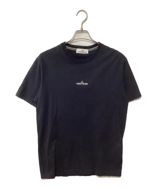STONE ISLAND（ストーンアイランド）STONE ISLAND (ストーンアイランド) 半袖Tシャツ ブラック サイズ:Lの古着・服飾アイテム