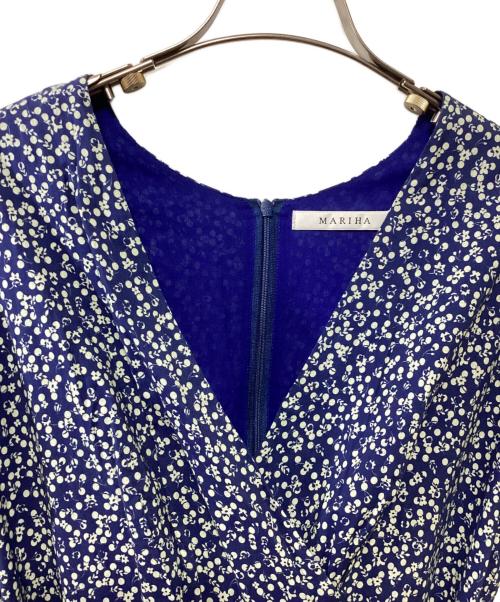 MARIHA（マリハ）MARIHA (マリハ) ノースリーブワンピース ブルー サイズ:38の古着・服飾アイテム