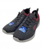 SKECHERSスケッチャーズ）の古着「ローカットスニーカー」｜グレー×レッド