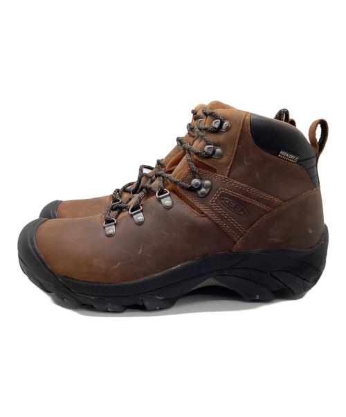 KEEN（キーン）KEEN (キーン) ハイキングシューズ ブラウン×ブラック サイズ:29の古着・服飾アイテム