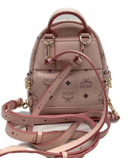 MCM（エムシーエム）MCM (エムシーエム) ミニリュック パウダーピンクの古着・服飾アイテム