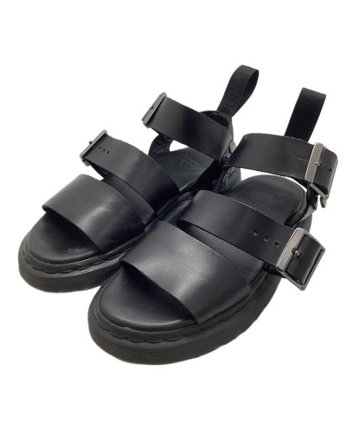 Dr.Martens（ドクターマーチン）Dr.Martens (ドクターマーチン) レザーサンダル ブラック サイズ:UK3の古着・服飾アイテム