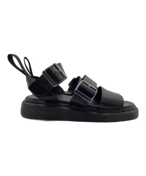 Dr.Martens（ドクターマーチン）Dr.Martens (ドクターマーチン) レザーサンダル ブラック サイズ:UK3の古着・服飾アイテム
