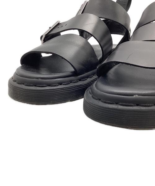 Dr.Martens（ドクターマーチン）Dr.Martens (ドクターマーチン) レザーサンダル ブラック サイズ:UK3の古着・服飾アイテム