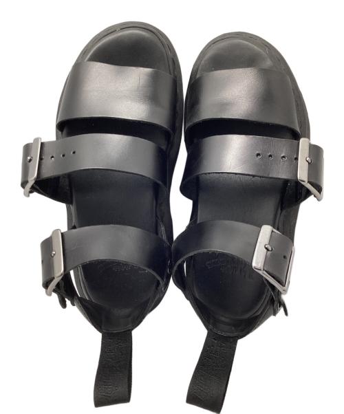 Dr.Martens（ドクターマーチン）Dr.Martens (ドクターマーチン) レザーサンダル ブラック サイズ:UK3の古着・服飾アイテム