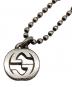GUCCI (グッチ) シルバーネックレス：15000円