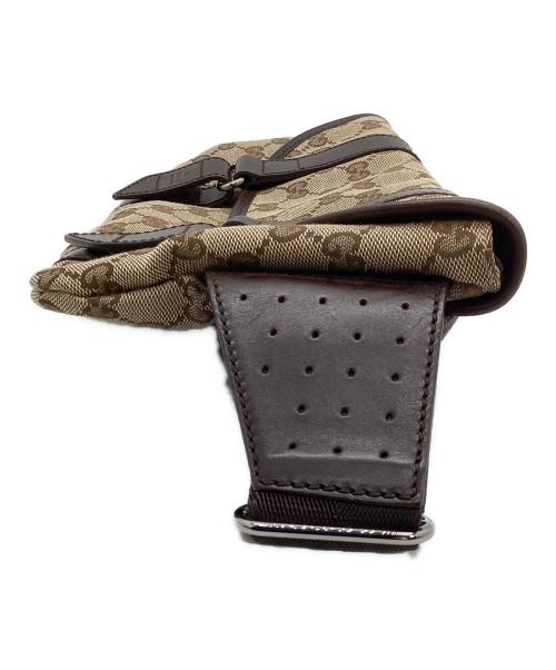 GUCCI（グッチ）GUCCI (グッチ) ウエストバッグ ベージュ×ブラウンの古着・服飾アイテム