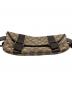 中古・古着 GUCCI (グッチ) ウエストバッグ ベージュ×ブラウン：50000円