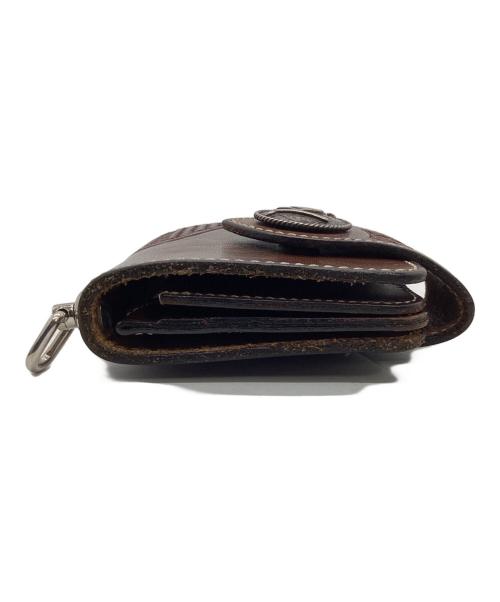 KC's LEATHER CRAFT（ケーシーズ）KC's LEATHER CRAFT (ケーシーズ) ライダーズウォレット ブラウンの古着・服飾アイテム