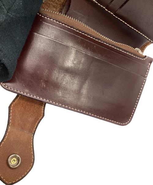 KC's LEATHER CRAFT（ケーシーズ）KC's LEATHER CRAFT (ケーシーズ) ライダーズウォレット ブラウンの古着・服飾アイテム