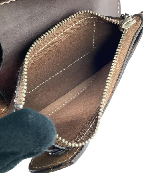 KC's LEATHER CRAFT（ケーシーズ）KC's LEATHER CRAFT (ケーシーズ) ライダーズウォレット ブラウンの古着・服飾アイテム