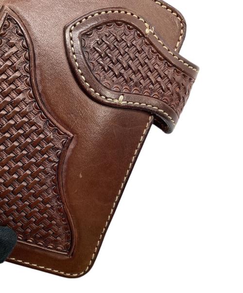 KC's LEATHER CRAFT（ケーシーズ）KC's LEATHER CRAFT (ケーシーズ) ライダーズウォレット ブラウンの古着・服飾アイテム