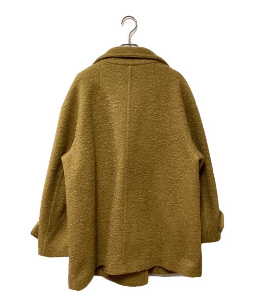 RAY BEAMS（レイ ビームス）RAY BEAMS (レイ ビームス) シャギー スタンドカラーコート カーキの古着・服飾アイテム