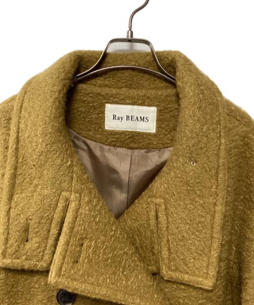 RAY BEAMS（レイ ビームス）RAY BEAMS (レイ ビームス) シャギー スタンドカラーコート カーキの古着・服飾アイテム