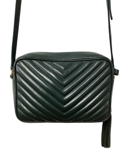 Saint Laurent Paris（サンローランパリ）Saint Laurent Paris (サンローランパリ) ルーカメラバッグ グリーンの古着・服飾アイテム