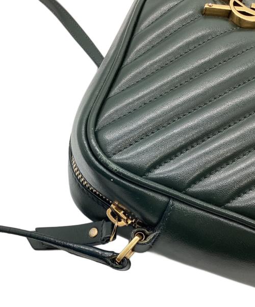 Saint Laurent Paris（サンローランパリ）Saint Laurent Paris (サンローランパリ) ルーカメラバッグ グリーンの古着・服飾アイテム