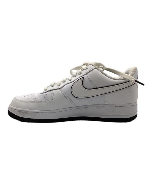 NIKE（ナイキ）NIKE (ナイキ) AIR FORCE 1 '07 WHITE/BLACK-WHITE ホワイト サイズ:29の古着・服飾アイテム