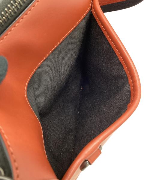 COACH（コーチ）COACH (コーチ) ショルダーバッグ ブラウン×ブラックの古着・服飾アイテム