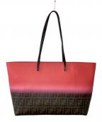 FENDIフェンディ）の古着「グラデーショントートバッグ」｜ピンク×ブラウン