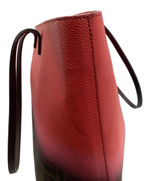 FENDI（フェンディ）FENDI (フェンディ) グラデーショントートバッグ ピンク×ブラウンの古着・服飾アイテム