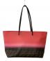 FENDI (フェンディ) グラデーショントートバッグ ピンク×ブラウン：30000円