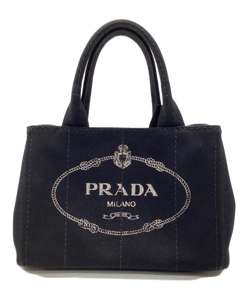 PRADA（プラダ）PRADA (プラダ) 2WAYショルダーバッグ　カナパ ブラックの古着・服飾アイテム