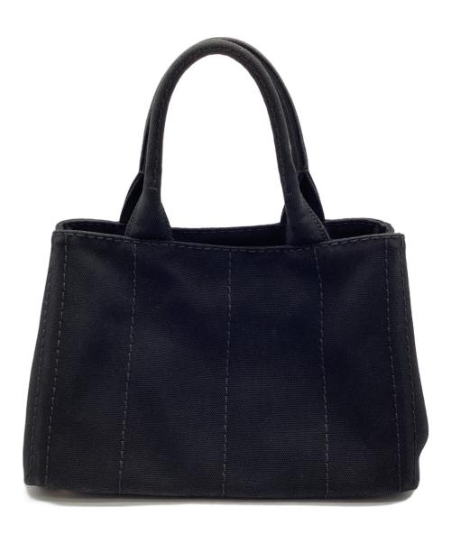 PRADA（プラダ）PRADA (プラダ) 2WAYショルダーバッグ　カナパ ブラックの古着・服飾アイテム