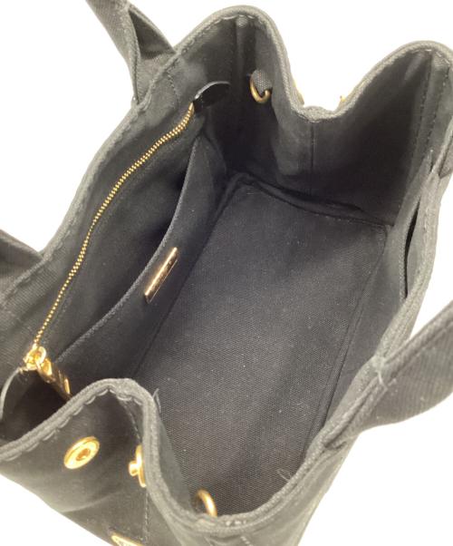 PRADA（プラダ）PRADA (プラダ) 2WAYショルダーバッグ　カナパ ブラックの古着・服飾アイテム