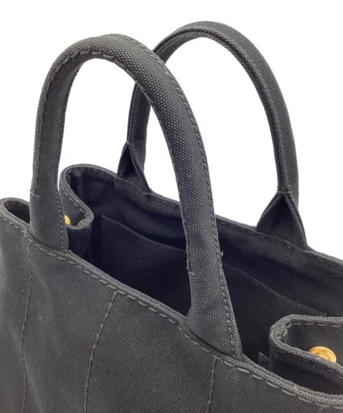 PRADA（プラダ）PRADA (プラダ) 2WAYショルダーバッグ　カナパ ブラックの古着・服飾アイテム