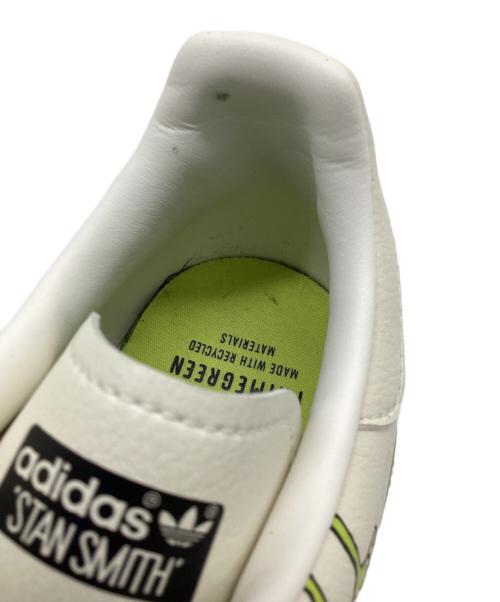 adidas（アディダス）adidas (アディダス) ローカットスニーカー 黄緑×ホワイト サイズ:26.5の古着・服飾アイテム