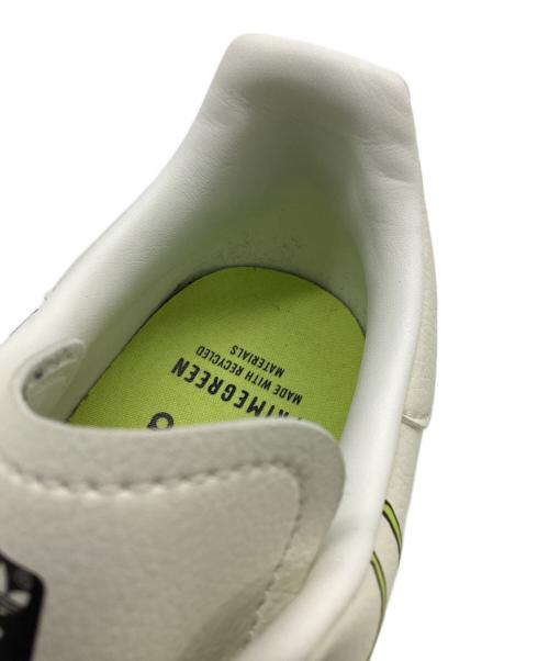 adidas（アディダス）adidas (アディダス) ローカットスニーカー 黄緑×ホワイト サイズ:26.5の古着・服飾アイテム