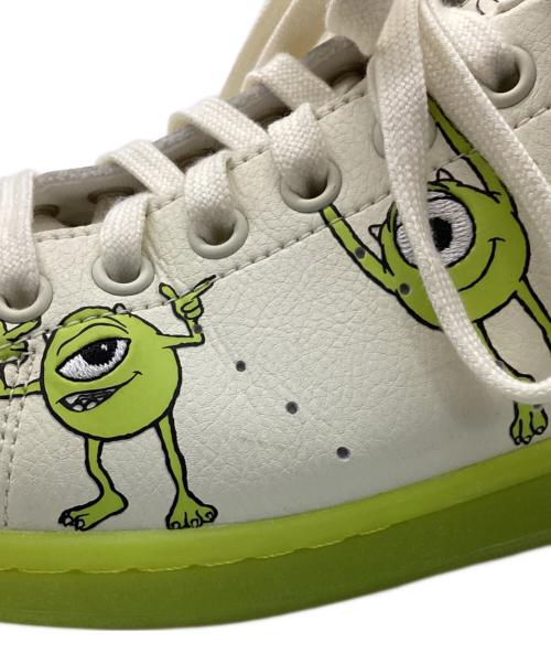adidas（アディダス）adidas (アディダス) ローカットスニーカー 黄緑×ホワイト サイズ:26.5の古着・服飾アイテム