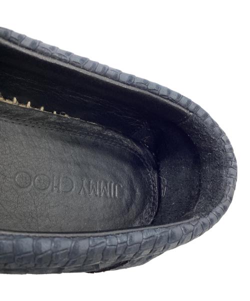 JIMMY CHOO（ジミーチュウ）JIMMY CHOO (ジミーチュウ) スリッポン ネイビー サイズ:41の古着・服飾アイテム