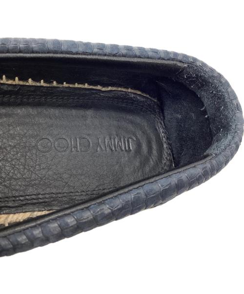 JIMMY CHOO（ジミーチュウ）JIMMY CHOO (ジミーチュウ) スリッポン ネイビー サイズ:41の古着・服飾アイテム