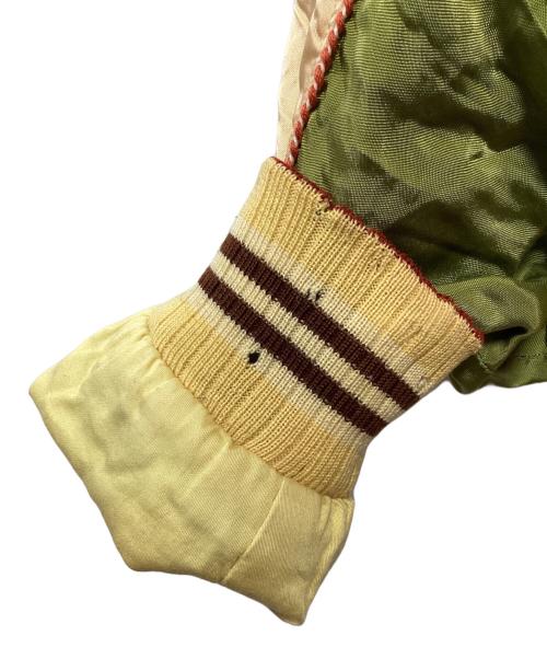 PHERROW'S 匠（フェローズ タクミ）PHERROW'S 匠 (フェローズ タクミ) リバーシブルスカジャン ピンク×グリーン×ブラウン サイズ:Lの古着・服飾アイテム