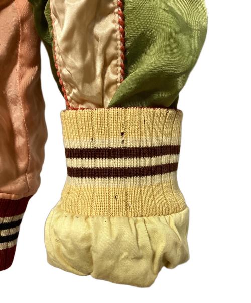 PHERROW'S 匠（フェローズ タクミ）PHERROW'S 匠 (フェローズ タクミ) リバーシブルスカジャン ピンク×グリーン×ブラウン サイズ:Lの古着・服飾アイテム