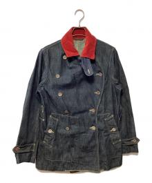 KAPITAL（キャピタル）の古着「カバーオール」｜インディゴ×レッド